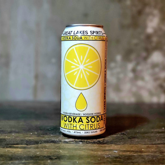 Great Lakes Vodka Soda with Citrus