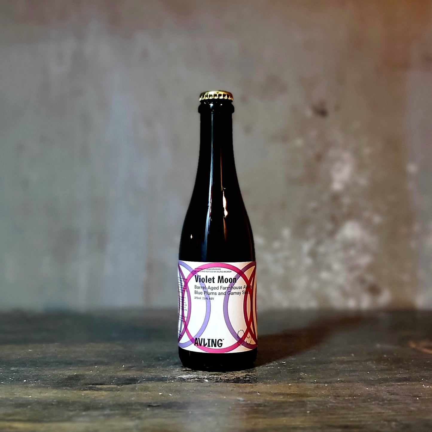 Avling "Violet Moon" Barrel-Aged Ale on Blue Plums and Gamay Skins