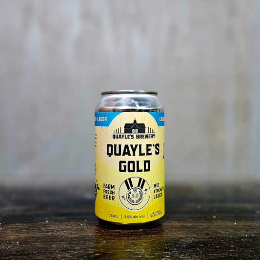Quayle's "Gold" Mid-Strength Lager