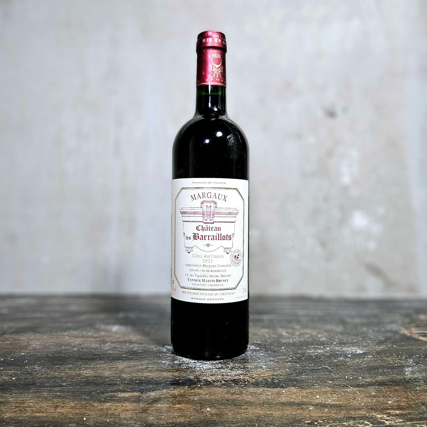 Chateau Barraillots - Margaux, Cru Artisan, Bordeaux, France (2021)