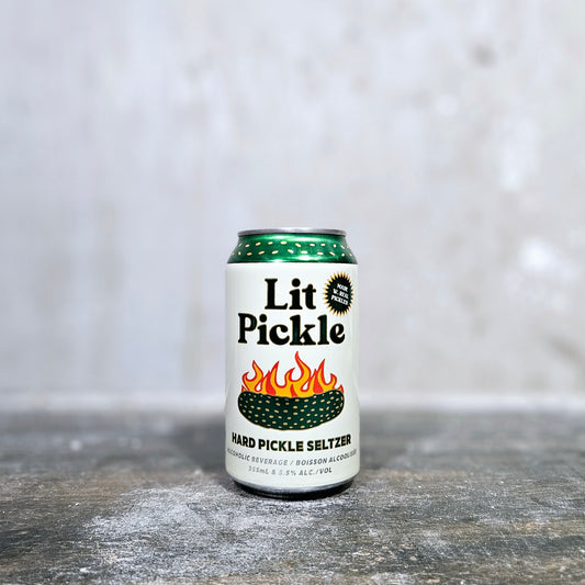 Burdock "Lit Pickle" Dill Seltzer